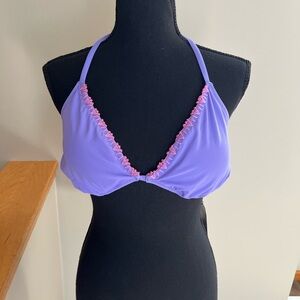 New Shade & Shore purple swim suit top with removable pads. XL 16-18
